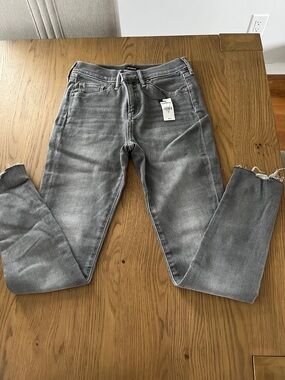 Express womens Skinny Jeans in Washed Gray